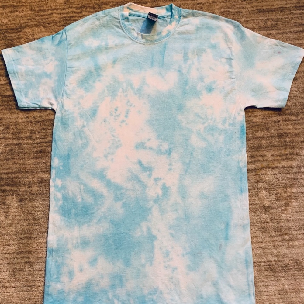 Goldman sky blue tie dye shirt size M